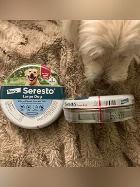 Seresto Large Dog Flea & Tick Collar-Set of 2 New